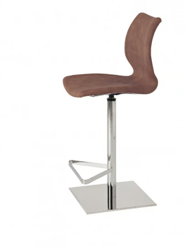 UNI 380M / UNI 380B-M - Swivel high stool with footrest by Et al. - view 3